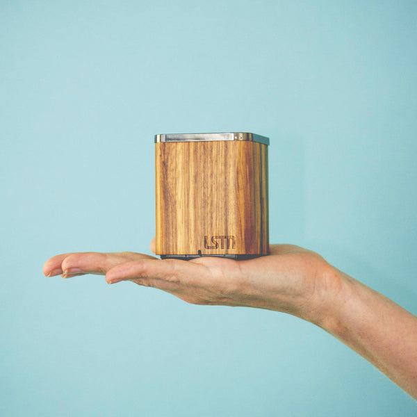 Zebra Wood Satellite 2.0 Wireless Speaker Your vacations will never sound the same.