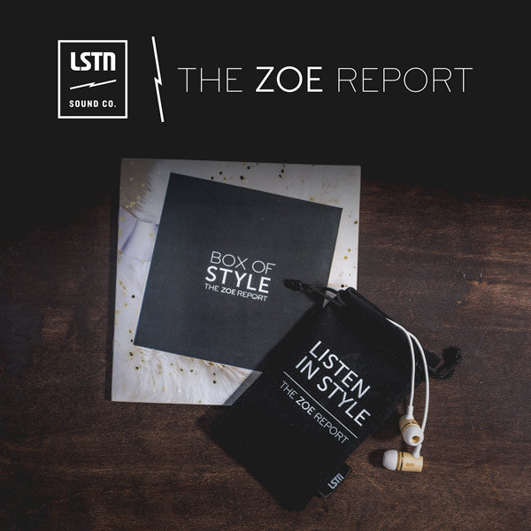 Rachel Zoe Box of Style x LSTN Earbuds