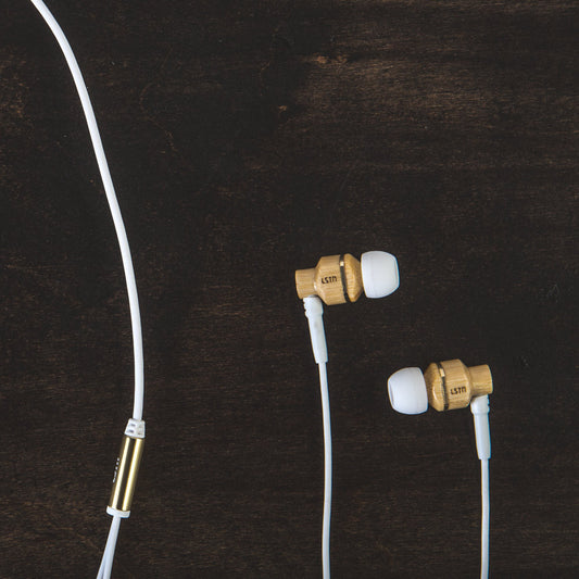 Introducing…the Avalon Earbuds in Ebony and Bamboo Wood