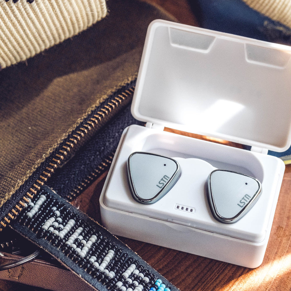 Ergonomically designed and weighing less than an ounce, the Beacon also comes with multiple ear tip and wing sizes, giving you 12 different combination options to help you find the perfect fit.